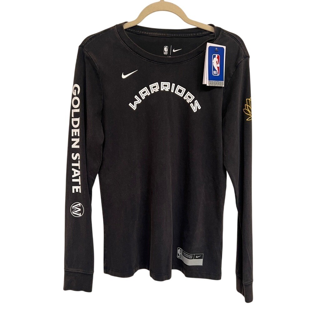 Nike Warriors Black Long Sleeve Women's Tee, Size Medium, NWT